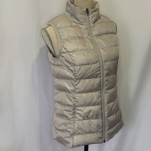 EDDIE BAUER 650 Down filled Puffer Vest Metallic